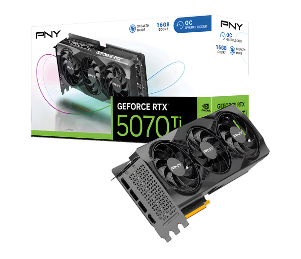 PNY GeForce RTX 5070 Ti OC 16GB GDDR7 DLSS4 - 1320566 - zdjęcie